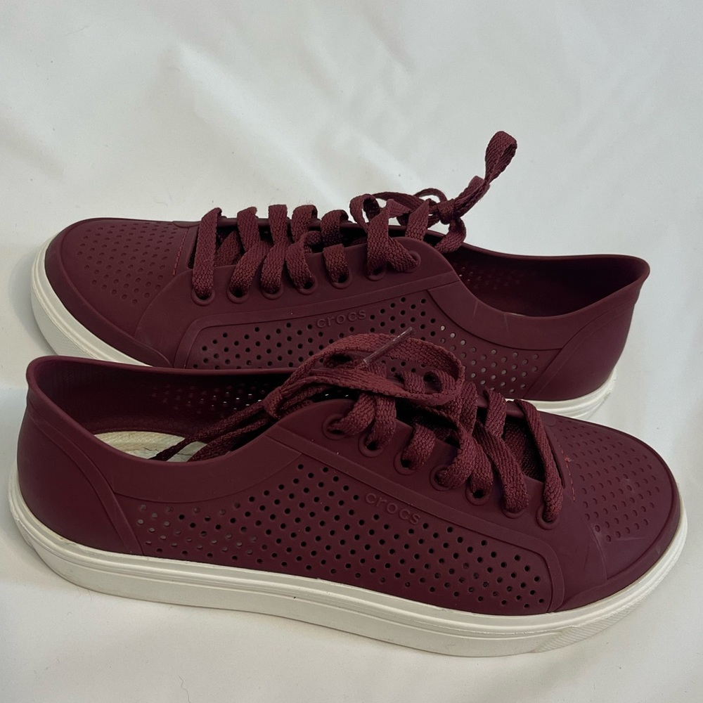 Crocs sneakers 9 red